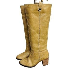 Vince Camuto Tan  Kolton Leather Western Tall Boots Size 7